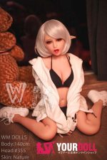 WM Dolls  Libby  140cm  Dカップ  #355 ノーマル肌  口を開いた型 エルフラブドール - 画像 (6)