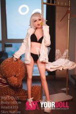 WM Dolls  Libby  140cm  Dカップ  #355 ノーマル肌  口を開いた型 エルフラブドール - 画像 (8)