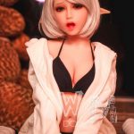 WM Dolls  Libby  140cm  Dカップ  #355 ノーマル肌  口を開いた型 エルフラブドール