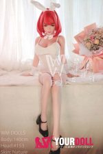 WM Dolls  頼世  140cm  Dカップ  #153 ノーマル肌  赤い髪姫 ラブドール - 画像 (10)