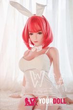 WM Dolls  頼世  140cm  Dカップ  #153 ノーマル肌  赤い髪姫 ラブドール - 画像 (3)