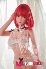 WM Dolls  頼世  140cm  Dカップ  #153 ノーマル肌  赤い髪姫 ラブドール - 画像 (2)