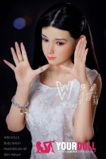 WM Dolls  佐絵 164cm  Dカップ #4 ノーマル肌 シリコンヘッド +TPEボディ ラブ人形 - 画像 (3)