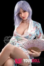 SEDOLL  紫  165cm Eカップ  SE#075 小麦肌 おいらん美人 ラブドール 新品 - 画像 (4)