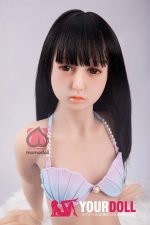 Momo  紗和 132cm  Aカップ  ノーマル肌  妊娠腹 ラブドール 貧 乳 - 画像 (2)