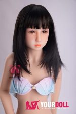 Momo  紗和 132cm  Aカップ  ノーマル肌  妊娠腹 ラブドール 貧 乳 - 画像 (3)
