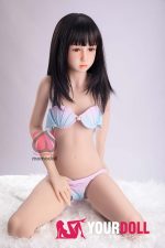 Momo  紗和 132cm  Aカップ  ノーマル肌  妊娠腹 ラブドール 貧 乳 - 画像 (6)