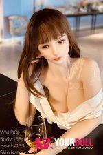 WM Dolls 静奈 158cm Dカップ ＃153 ノーマル肌 等身大 ラブドール - 画像 (2)