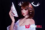 ElsaBabe Mizuki HB030 150cm ピンク肌  フルシリコン製 巫女 BJD風 ラブ人形 - 画像 (6)