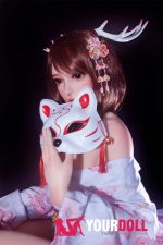 ElsaBabe Mizuki HB030 150cm ピンク肌  フルシリコン製 巫女 BJD風 ラブ人形 - 画像 (2)