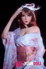 ElsaBabe Mizuki HB030 150cm ピンク肌  フルシリコン製 巫女 BJD風 ラブ人形 - 画像 (4)