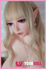 ElsaBabe Rie HB024 150cm ピンク肌  フルシリコン製 エルフ BJD風 ラブ人形 - 画像 (7)