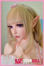ElsaBabe Rie HB024 150cm ピンク肌  フルシリコン製 エルフ BJD風 ラブ人形 - 画像 (6)