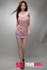 Starpery  	Bing Bing   159cm  Dカップ  Light tan肌  フルシリコン 材質選択可能ボディー ラブドール - 画像 (15)
