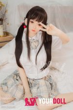 WM Dolls 千里 156cm Bカップ  #153 ノーマル肌  生意気なJK ラブドール - 画像 (4)