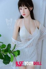 WM Dolls  千鶴 158cm  Dカップ #17 ノーマル肌 シリコンヘッド +TPEボディ ラブ人形 - 画像 (16)