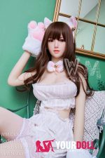 WM Dolls  絵理沙158cm  Dカップ  #3 ノーマル肌 シリコンヘッド +TPEボディ ラブ人形 - 画像 (16)