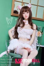 WM Dolls  絵理沙158cm  Dカップ  #3 ノーマル肌 シリコンヘッド +TPEボディ ラブ人形 - 画像 (11)