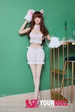 WM Dolls  絵理沙158cm  Dカップ  #3 ノーマル肌 シリコンヘッド +TPEボディ ラブ人形 - 画像 (6)
