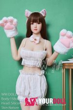 WM Dolls  絵理沙158cm  Dカップ  #3 ノーマル肌 シリコンヘッド +TPEボディ ラブ人形 - 画像 (4)