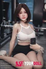 WM Dolls  月野 164cm  Dカップ ＃85ノーマル肌 シリコンヘッド +TPEボディ ラブ人形 - 画像 (12)