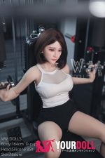 WM Dolls  月野 164cm  Dカップ ＃85ノーマル肌 シリコンヘッド +TPEボディ ラブ人形 - 画像 (8)