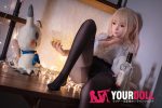 Bezlya Doll  風鈴 149cm  良乳  シリコンヘッド＋TPEボディ ダッチワイフ - 画像 (15)