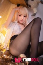 Bezlya Doll  風鈴 149cm  良乳  シリコンヘッド＋TPEボディ ダッチワイフ - 画像 (6)
