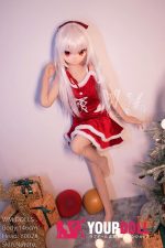 WM Dolls 奈々莉 146cm Cカップ #Y002 ビニール製ヘッド+TPE製ボディ 二次元彼女 サンタガール アニメ系 ラブドール - 画像 (3)