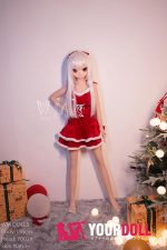 WM Dolls 奈々莉 146cm Cカップ #Y002 ビニール製ヘッド+TPE製ボディ 二次元彼女 サンタガール アニメ系 ラブドール - 画像 (4)