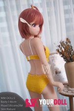 WM Dolls  結衣 146cm  Cカップ #28 ノーマル肌 シリコンヘッド +TPEボディ アニメ系 ラブ人形 - 画像 (16)