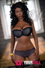 WM Dolls Agatha 159cm  Gカップ  #421 ブラウン肌  アダルト ドール - 画像 (6)