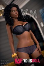 WM Dolls Agatha 159cm  Gカップ  #421 ブラウン肌  アダルト ドール - 画像 (4)