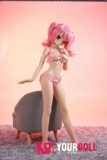 WM Dolls 胡桃 146cm  Cカップ  #Y002 ビニール製ヘッド+TPE製ボディ 二次元彼女 ラブドール - 画像 (4)
