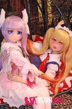 AotumeDoll ＃52ヘッド135cm  AAカップ Fat アニメドール ラブドール - 画像 (2)