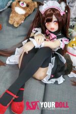 AotumeDoll #58 135cm AAカップ Fat アニメドール ショコラ 猫娘 メイド 愛嬌 ラブドール - 画像 (4)