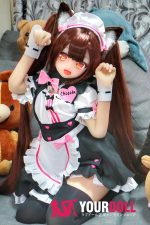 AotumeDoll #58 135cm AAカップ Fat アニメドール ショコラ 猫娘 メイド 愛嬌 ラブドール
