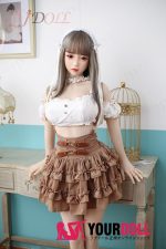 FJDOLL  Xiaoling 158cm Dカップ  シリコンヘッド＋TPEボディ  アマチュア ラブドール - 画像 (7)