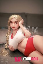 WM Dolls  千季 118cm Fカップ #204  小麦肌 可愛い ラブドール - 画像 (4)