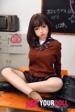 Momo  玲奈 H028-A  146cm  Eカップ  ノーマル肌 顎機能付き 小学生 ラブドール - 画像 (15)