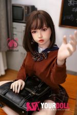 Momo  玲奈 H028-A  146cm  Eカップ  ノーマル肌 顎機能付き 小学生 ラブドール - 画像 (4)