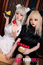 Bezlya Doll  風鈴 149cm  良乳  シリコンヘッド＋TPEボディ二人ロリ系美少女ラブドール - 画像 (12)