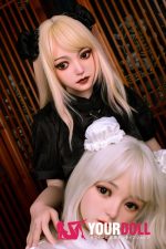 Bezlya Doll  風鈴 149cm  良乳  シリコンヘッド＋TPEボディ二人ロリ系美少女ラブドール - 画像 (9)