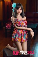 Momo  優芽 H028-A 146cm  Eカップ ノーマル肌 顎機能付き 可愛い最新  人気 ラブドール - 画像 (10)