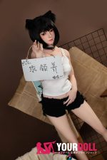 Bezlya Doll  風鈴 149cm  良乳  シリコンヘッド＋TPEボディ 可愛い猫系セックス人形 - 画像 (12)