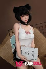 Bezlya Doll  風鈴 149cm  良乳  シリコンヘッド＋TPEボディ 可愛い猫系セックス人形 - 画像 (11)
