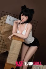 Bezlya Doll  風鈴 149cm  良乳  シリコンヘッド＋TPEボディ 可愛い猫系セックス人形 - 画像 (9)