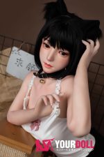 Bezlya Doll  風鈴 149cm  良乳  シリコンヘッド＋TPEボディ 可愛い猫系セックス人形 - 画像 (8)