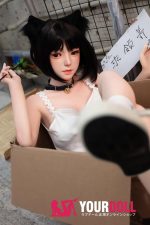 Bezlya Doll  風鈴 149cm  良乳  シリコンヘッド＋TPEボディ 可愛い猫系セックス人形 - 画像 (19)