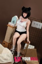 Bezlya Doll  風鈴 149cm  良乳  シリコンヘッド＋TPEボディ 可愛い猫系セックス人形 - 画像 (18)